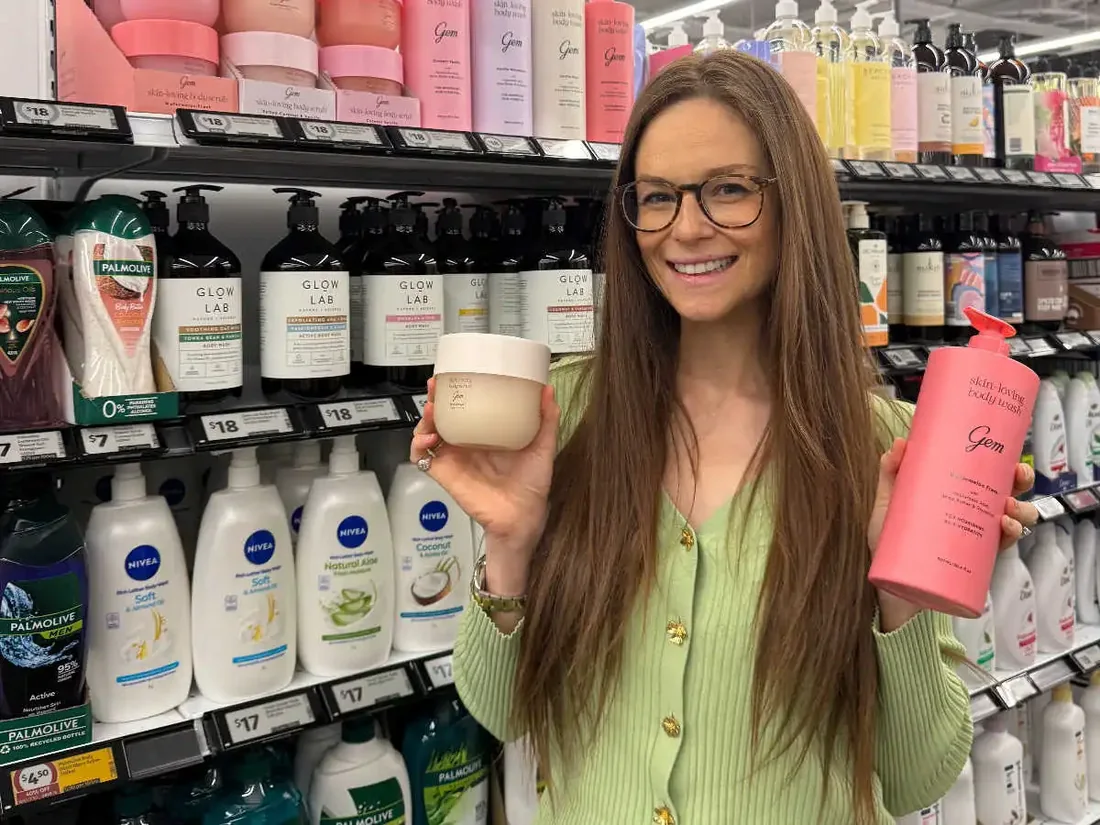 GEM products on the supermarket shelf at Coles