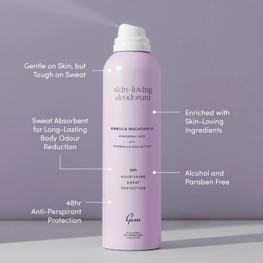 GEM clean skin-loving deodorant