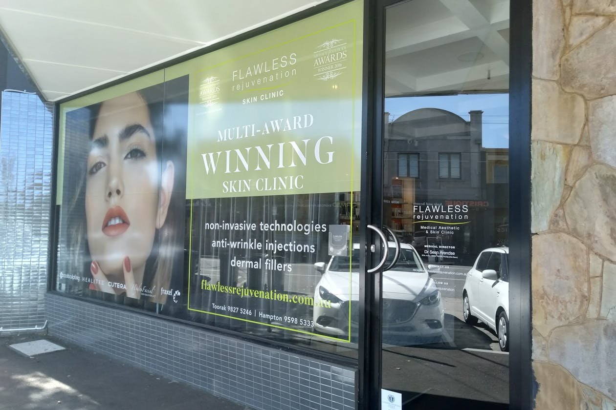 Flawless Rejuvenation treatment room, Toorak clinic Melbourne