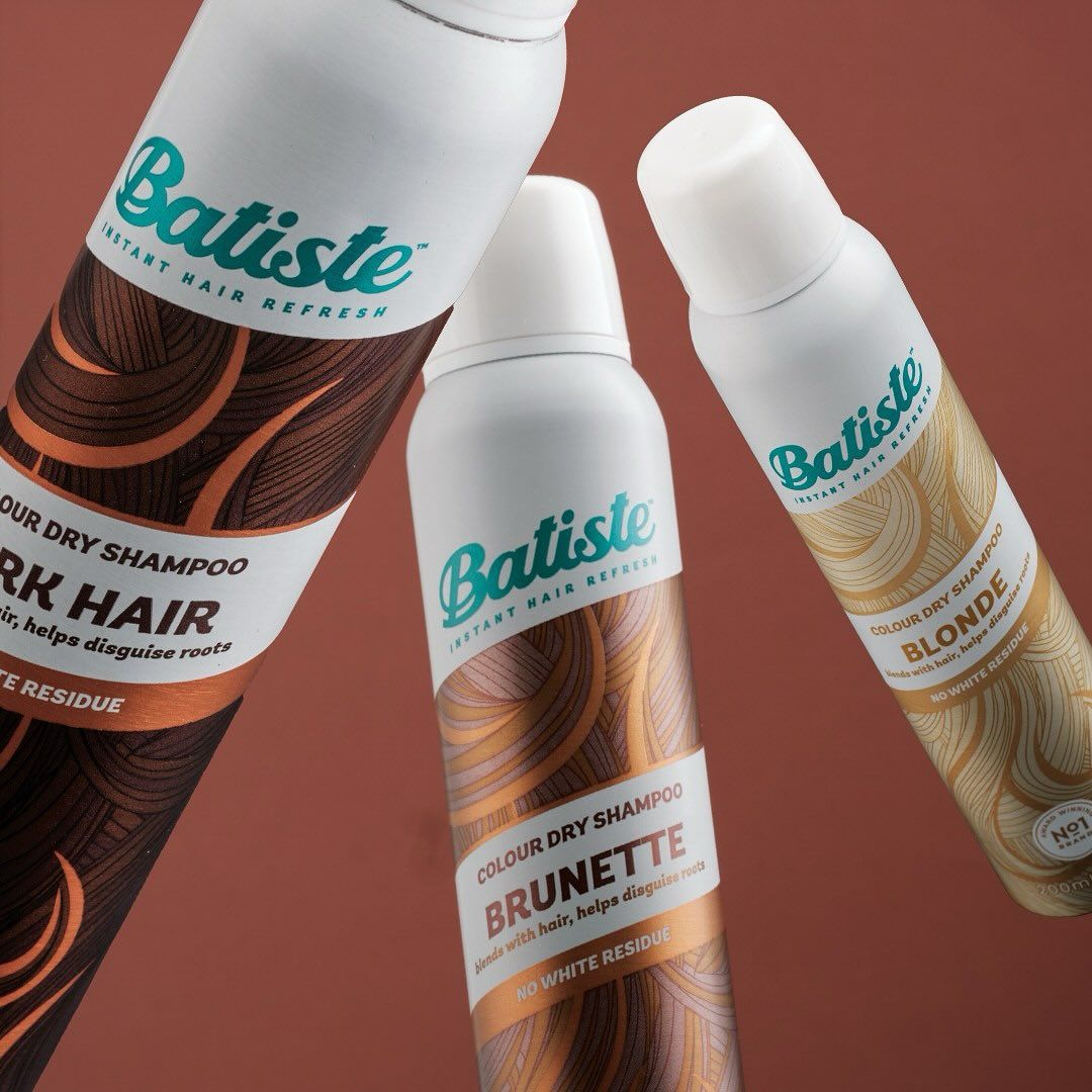 Batiste hair range, editorial product spread