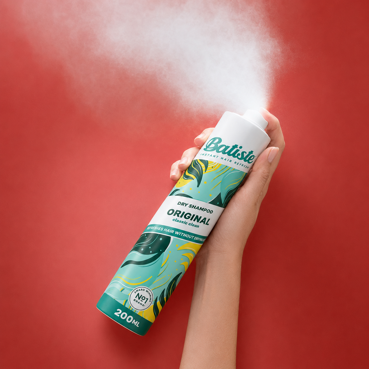 Batiste hair editorial, dry shampoo campaign