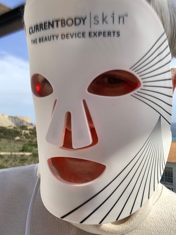CurrentBody LED mask, at-home light therapy editorial