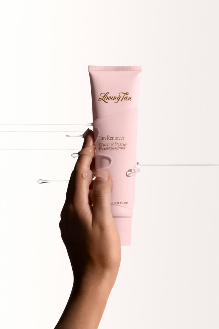 Loving Tan colour test, Radiance Drops on face