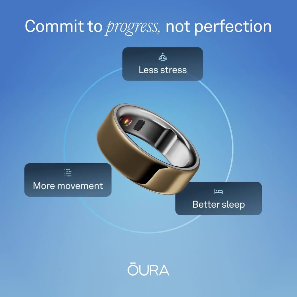 Oura Ring Gen 4, editorial product photograph
