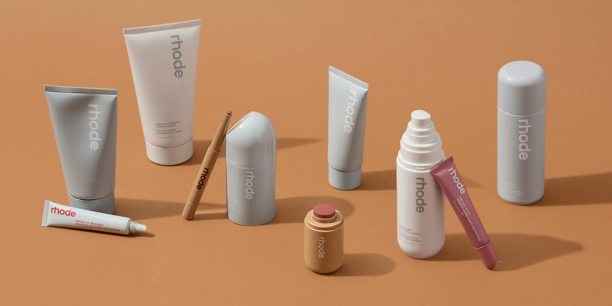 Rhode lip case, editorial set piece