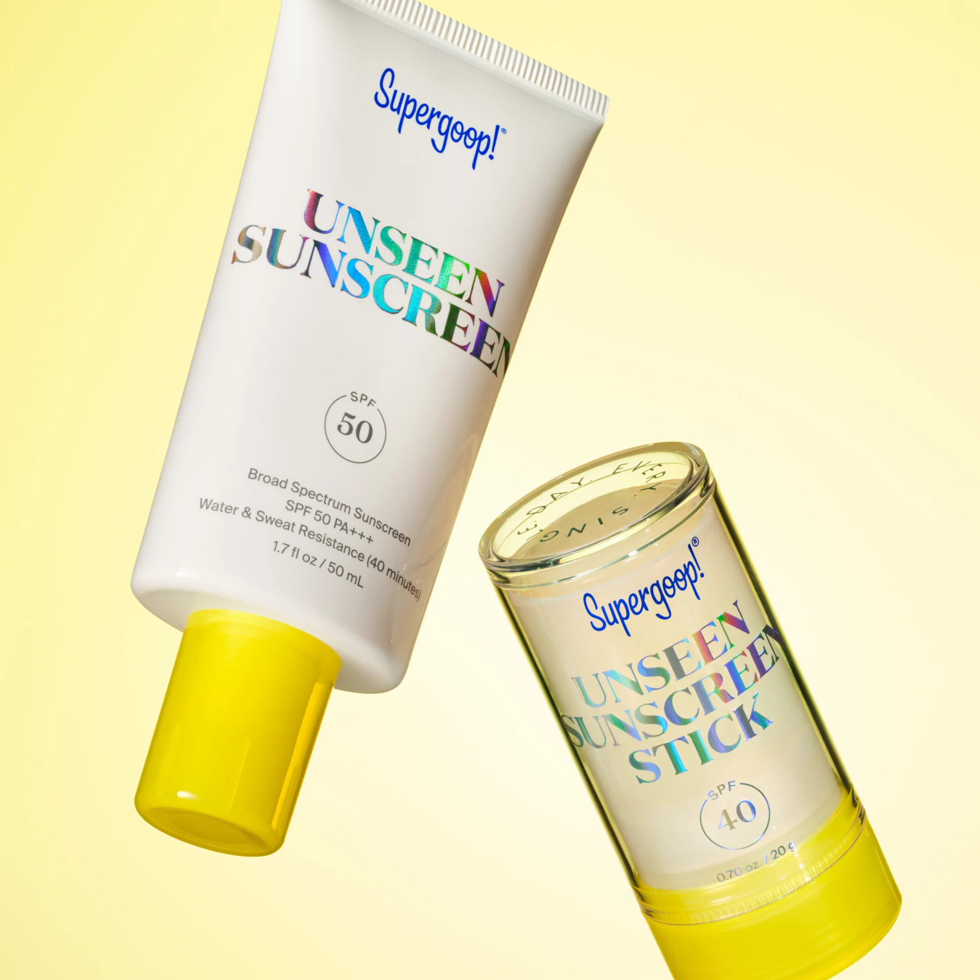 Supergoop Unseen Sunscreen, Skincare editorial