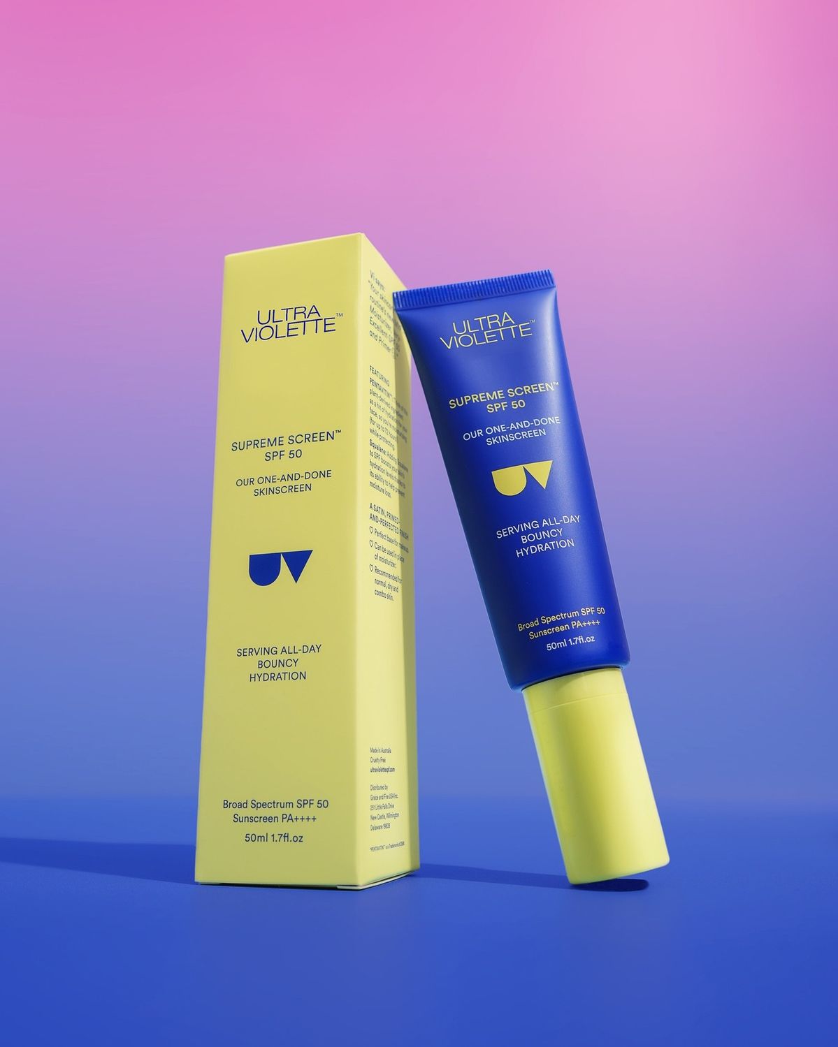 Ultra Violette campaign portrait, SPF on luminous Australian skin