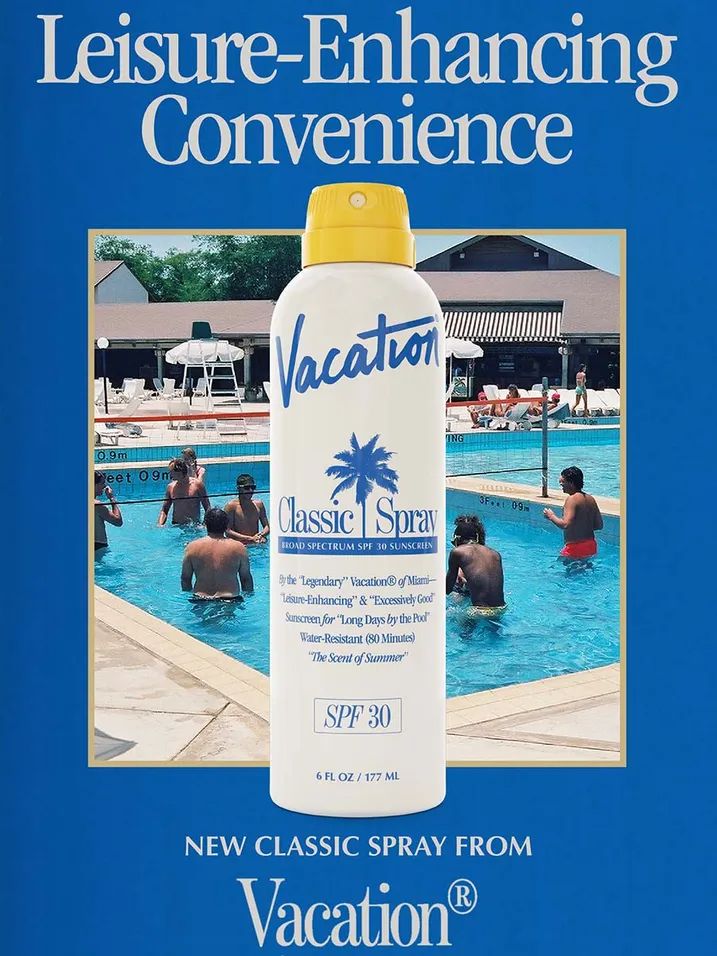 Vacation Classic Spray, Leisure-Enhancing Convenience campaign