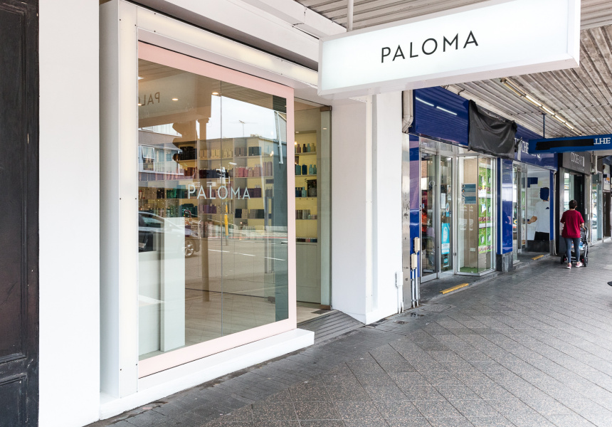 Paloma Salon storefront, Surry Hills.
