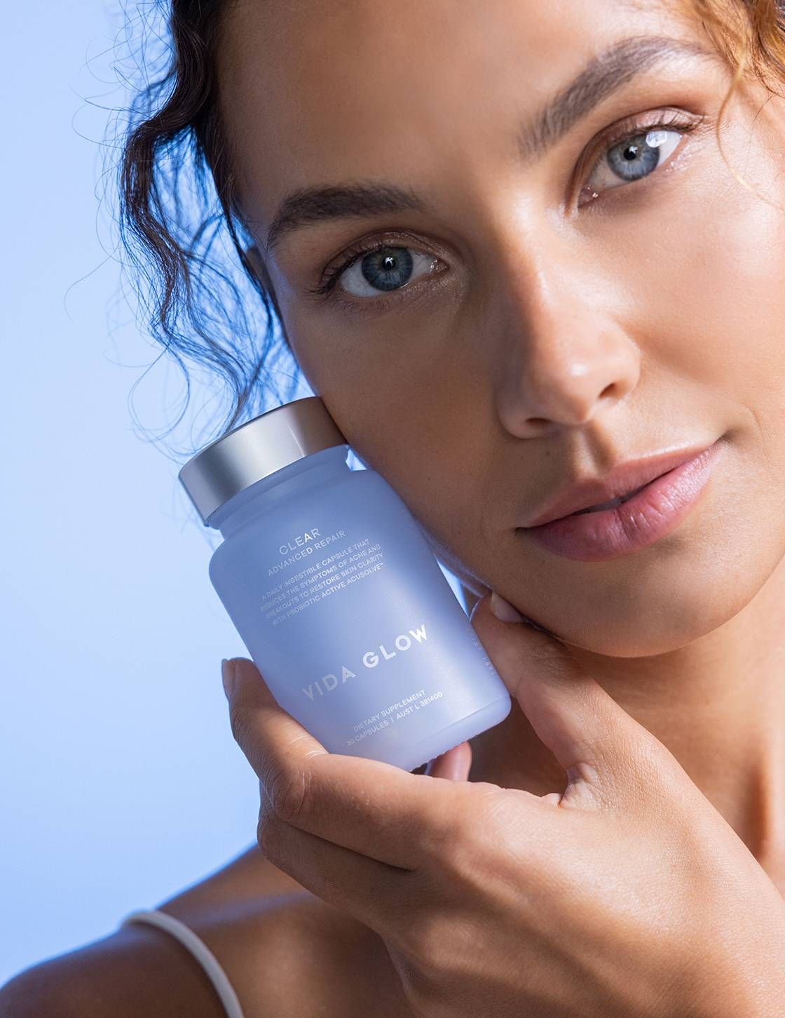 Supplements editorial, beauty supplement portrait