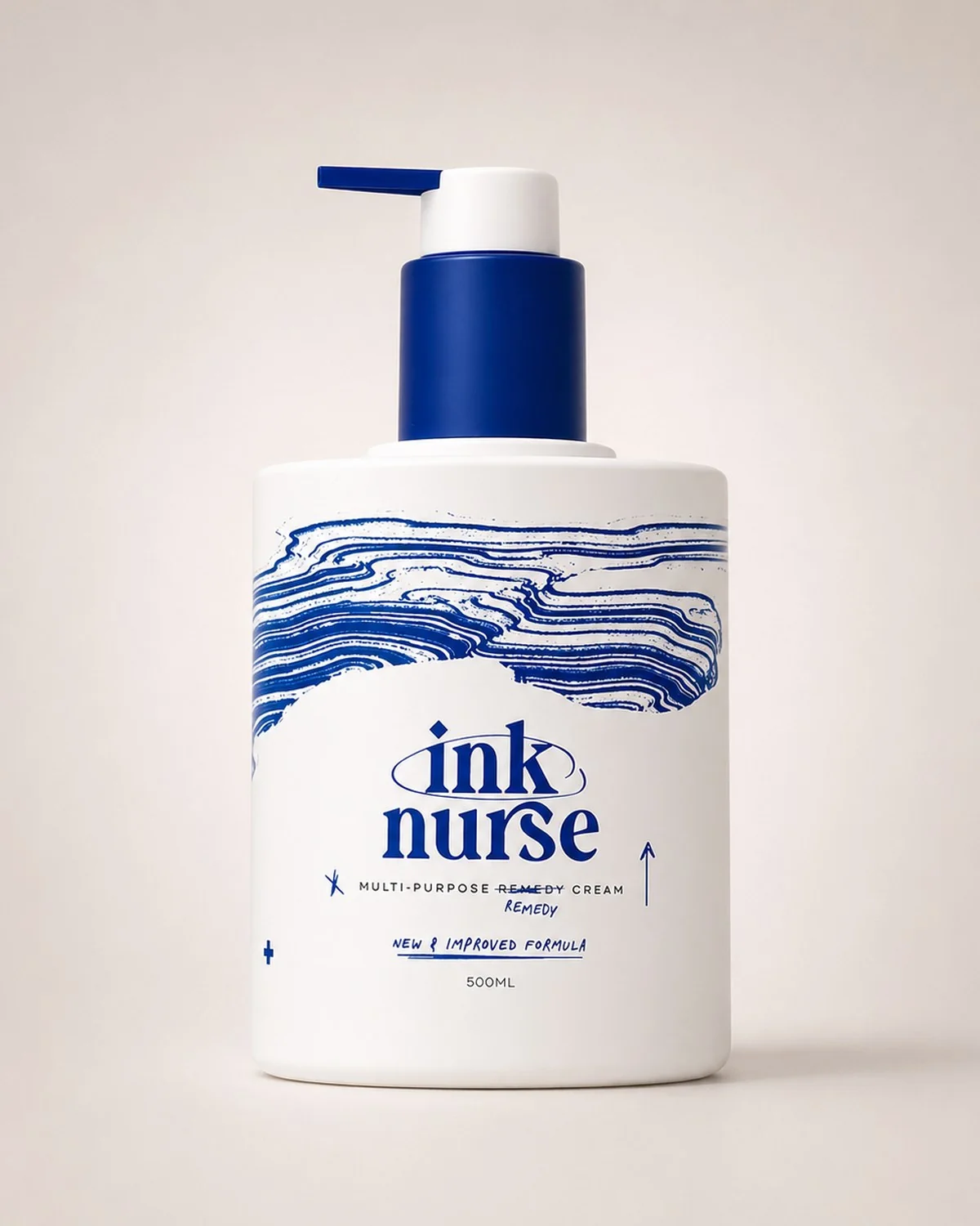 Ink Nurse remedy cream, editorial confession card