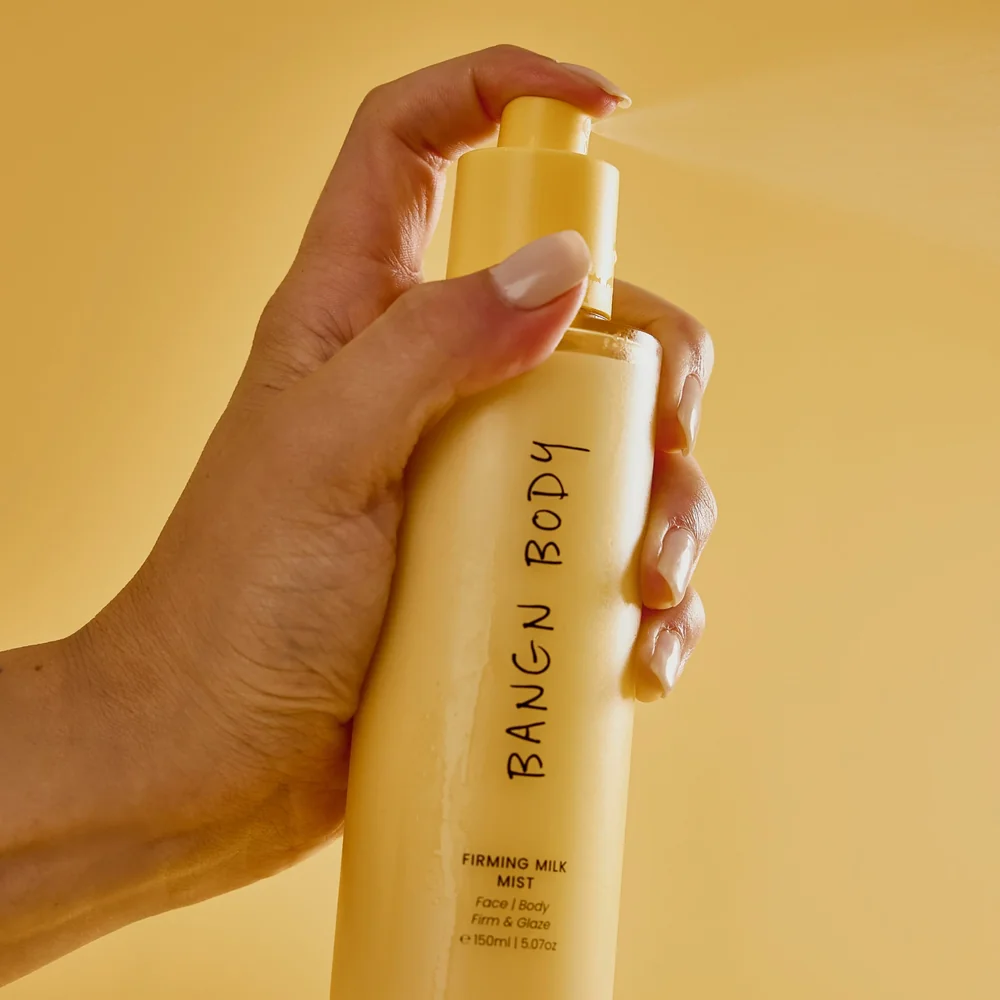 Bangn Body Firming Lotion held in hand